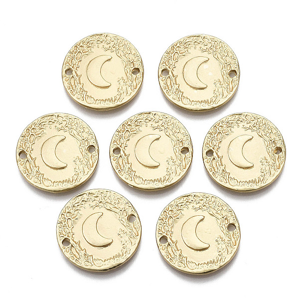PandaHall Alloy Links Connectors, Flat Round with Moon, Cadmium Free & Nickel Free & Lead Free, Real 16K Gold Plated, 22x2mm, Hole: 1.6mm...
PandaHall Alloy Links Connectors, Flat Round with Moon, Cadmium Free & Nickel Free & Lead Free, Real 16K Gold Plated, 22x2mm, Hole: 1.6mm...