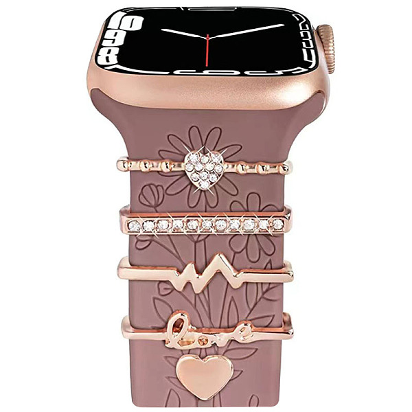 PandaHall 5Pcs 5 Style Rectangle Alloy Watch Band Charms Set with Crystal Rhinestone, Watch Band Studs Decorative Ring Loops, Crystal..., Clear
PandaHall 5Pcs 5 Style Rectangle Alloy Watch Band Charms Set with Crystal Rhinestone, Watch Band Studs Decorative Ring Loops, Crystal..., Clear