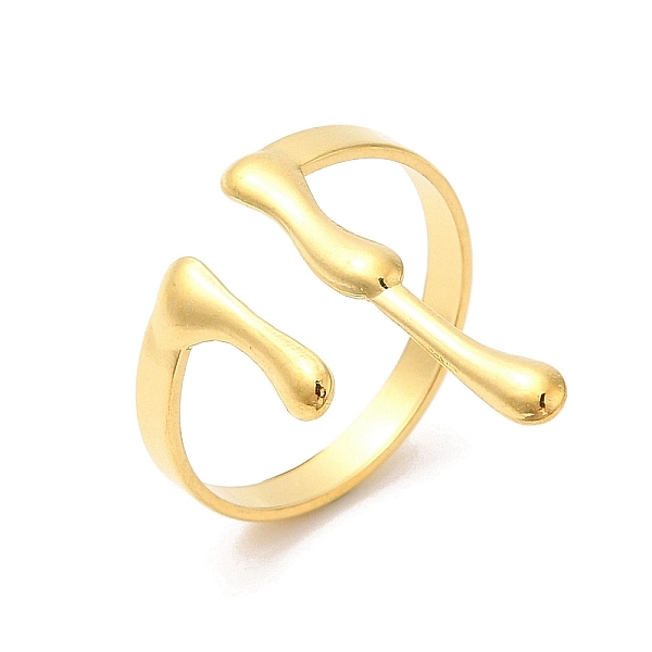 PandaHall Ion Plating(IP) 304 Stainless Steel Melting Drop Open Cuff Rings for Women, Real 18K Gold Plated, US Size 8 1/2(18.5mm) 304...
PandaHall Ion Plating(IP) 304 Stainless Steel Melting Drop Open Cuff Rings for Women, Real 18K Gold Plated, US Size 8 1/2(18.5mm) 304...