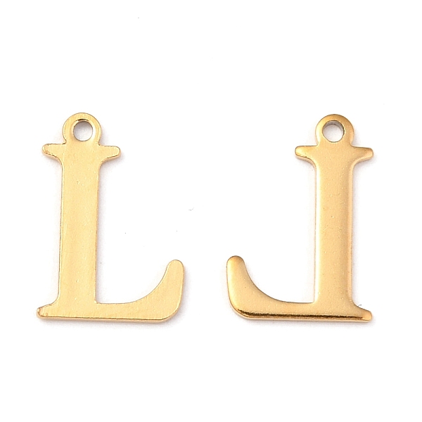 PandaHall Ion Plating(IP) 304 Stainless Steel Alphabet Charms, Golden, Letter.L, 12x8x1mm, Hole: 1mm 304 Stainless Steel Letter L
PandaHall Ion Plating(IP) 304 Stainless Steel Alphabet Charms, Golden, Letter.L, 12x8x1mm, Hole: 1mm 304 Stainless Steel Letter L