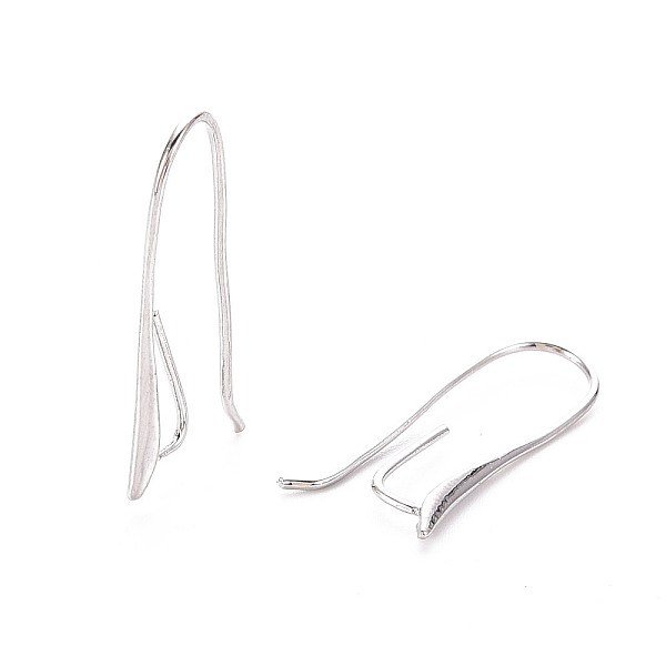 PandaHall Brass Earring Hooks, Ear Wire, Long-Lasting Plated, Nickel Free, Real Platinum Plated, 26.5x2x1.5mm Brass
PandaHall Brass Earring Hooks, Ear Wire, Long-Lasting Plated, Nickel Free, Real Platinum Plated, 26.5x2x1.5mm Brass