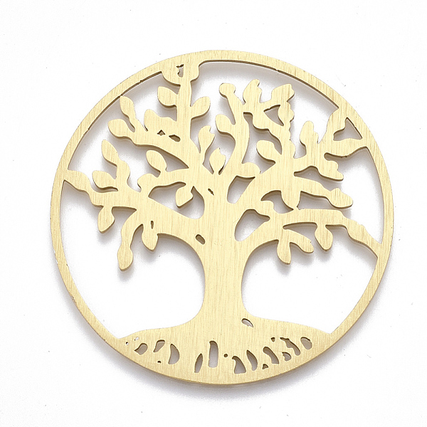 PandaHall Aluminium Filigree Joiners Links, Laser Cut Filigree Joiners Links, Flat Round with Tree of Life, Golden, 50x1mm Aluminum Flat...
PandaHall Aluminium Filigree Joiners Links, Laser Cut Filigree Joiners Links, Flat Round with Tree of Life, Golden, 50x1mm Aluminum Flat...