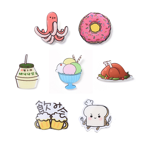 PandaHall Fridge Magnets Acrylic Decorations, Food, Mixed Shapes, Mixed Color, 7pcs/set Acrylic Food Multicolor
PandaHall Fridge Magnets Acrylic Decorations, Food, Mixed Shapes, Mixed Color, 7pcs/set Acrylic Food Multicolor