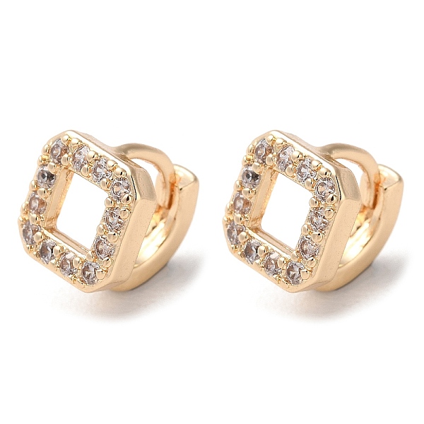 PandaHall Rack Plating Brass Micro Pave Cubic Zirconia Hoop Earrings, Square, Light Gold, 9x8mm Cubic Zirconia Square Clear
PandaHall Rack Plating Brass Micro Pave Cubic Zirconia Hoop Earrings, Square, Light Gold, 9x8mm Cubic Zirconia Square Clear