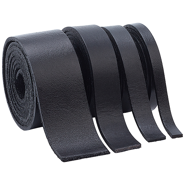 PandaHall GORGECRAFT 4 Sizes Black Flat Genuine Leather Strap Jewelry Cord Roll Total 126 Inch Long Full Grain Leather Braiding String Strip...
PandaHall GORGECRAFT 4 Sizes Black Flat Genuine Leather Strap Jewelry Cord Roll Total 126 Inch Long Full Grain Leather Braiding String Strip...