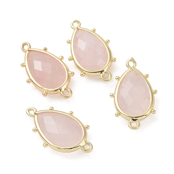 PandaHall Natural Rose Quartz Connector Charms, with Golden Plated Brass Edge Loops, Faceted, Teardrop, 24x14.5x5mm, Hole: 1.2mm & 1.4mm...
PandaHall Natural Rose Quartz Connector Charms, with Golden Plated Brass Edge Loops, Faceted, Teardrop, 24x14.5x5mm, Hole: 1.2mm & 1.4mm...
