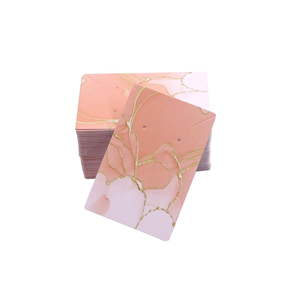 PandaHall 100Pcs Rectangle Gold Stamping Paper Necklace and Earring Display Cards, Light Salmon, 9x6cm Paper Rectangle
PandaHall 100Pcs Rectangle Gold Stamping Paper Necklace and Earring Display Cards, Light Salmon, 9x6cm Paper Rectangle