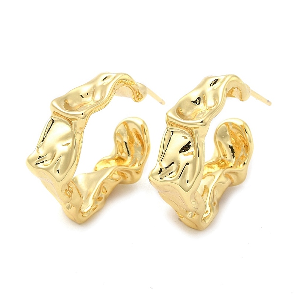 PandaHall Rack Plating Brass Twist Round Stud Earrings, Half Hoop Earrings, Long-Lasting Plated, Cadmium Free & Lead Free, Real 18K Gold...
PandaHall Rack Plating Brass Twist Round Stud Earrings, Half Hoop Earrings, Long-Lasting Plated, Cadmium Free & Lead Free, Real 18K Gold...