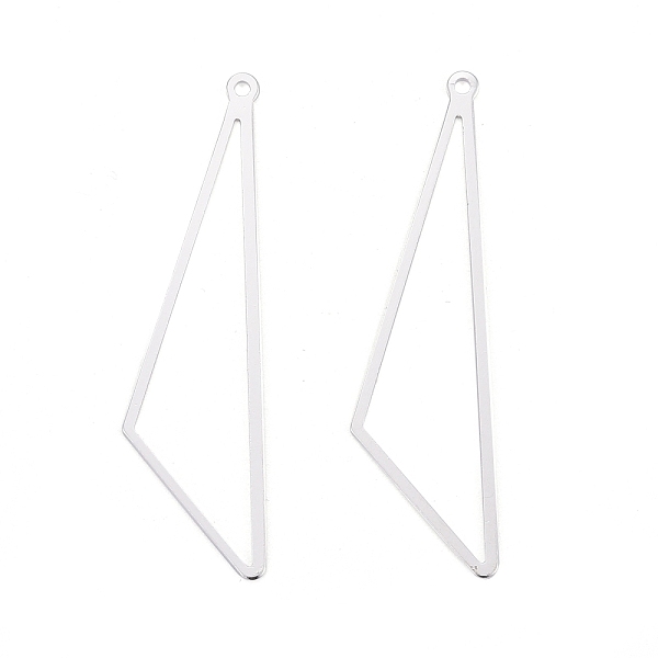 PandaHall Brass Pendants, Long-Lasting Plated, Obtuse Triangle, 925 Sterling Silver Plated, 57x15x1mm, Hole: 1.6mm Brass Triangle
PandaHall Brass Pendants, Long-Lasting Plated, Obtuse Triangle, 925 Sterling Silver Plated, 57x15x1mm, Hole: 1.6mm Brass Triangle