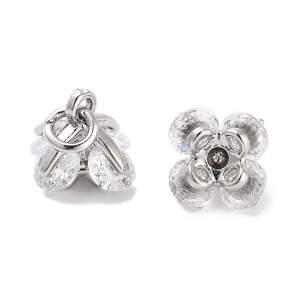 PandaHall Brass Micro Pave Cubic Zirconia Charms, with Jump Ring, Flower, Platinum, Clear, 7.5x7.5x7.5mm, Hole: 1.8mm Brass+Cubic Zirconia...
PandaHall Brass Micro Pave Cubic Zirconia Charms, with Jump Ring, Flower, Platinum, Clear, 7.5x7.5x7.5mm, Hole: 1.8mm Brass+Cubic Zirconia...