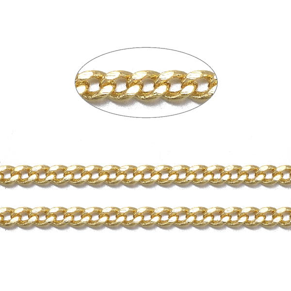 PandaHall Brass Curb Chains, Diamond Cut Curb Chains, Soldered, with Spool, Nickel Free, Golden, 2x1.4x0.3mm, about 82.02 Feet(25m)/roll...
PandaHall Brass Curb Chains, Diamond Cut Curb Chains, Soldered, with Spool, Nickel Free, Golden, 2x1.4x0.3mm, about 82.02 Feet(25m)/roll...