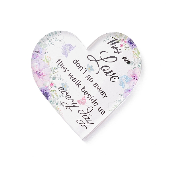 PandaHall Heart-shaped with Word Acrylic Ornaments, Home Decorations, Floral Pattern, 108.5x105.5x10mm Acrylic Flower
PandaHall Heart-shaped with Word Acrylic Ornaments, Home Decorations, Floral Pattern, 108.5x105.5x10mm Acrylic Flower