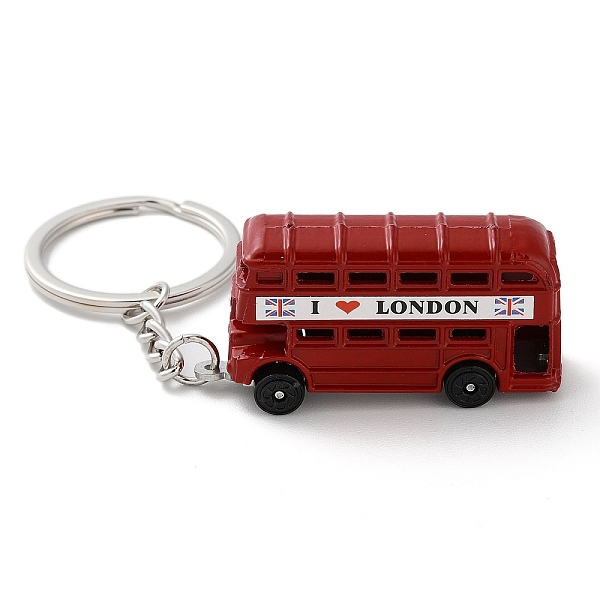 PandaHall Alloy Keychain, with Platinum Rings, Travel Memorial Gift Pendant, Bus, 10.5cm Alloy Bus
PandaHall Alloy Keychain, with Platinum Rings, Travel Memorial Gift Pendant, Bus, 10.5cm Alloy Bus