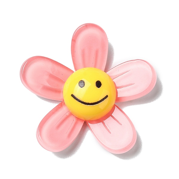 PandaHall Acrylic Cabochons, Flower with Smiling Face, Pink, 34x35.5x8mm Acrylic Flower Pink
PandaHall Acrylic Cabochons, Flower with Smiling Face, Pink, 34x35.5x8mm Acrylic Flower Pink