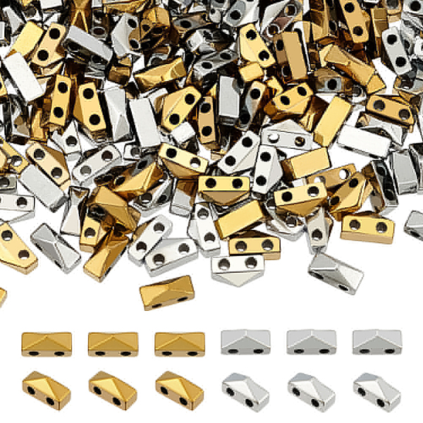 PandaHall 2 Strands 2 Colors Electroplated Synthetic Non-magnetic Hematite Beads Strands, 2-Hole, Rectangle, Mixed Color, 6x2.5x3mm, Hole...
PandaHall 2 Strands 2 Colors Electroplated Synthetic Non-magnetic Hematite Beads Strands, 2-Hole, Rectangle, Mixed Color, 6x2.5x3mm, Hole...