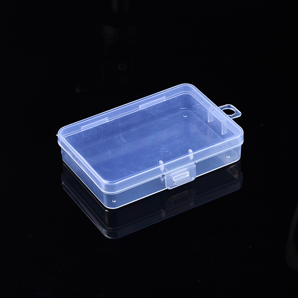 PandaHall Rectangle Polypropylene(PP) Bead Storage Containers, with Hinged Lid, for Jewelry Small Accessories, Clear, 9.6x6.6x2.05cm, Hole...
PandaHall Rectangle Polypropylene(PP) Bead Storage Containers, with Hinged Lid, for Jewelry Small Accessories, Clear, 9.6x6.6x2.05cm, Hole...
