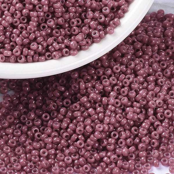 PandaHall MIYUKI Round Rocailles Beads, Japanese Seed Beads, 15/0, (RR4468) Duracoat Dyed Opaque Pansy, 1.5mm, Hole: 0.7mm, about..., Purple
PandaHall MIYUKI Round Rocailles Beads, Japanese Seed Beads, 15/0, (RR4468) Duracoat Dyed Opaque Pansy, 1.5mm, Hole: 0.7mm, about..., Purple
