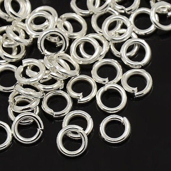 PandaHall Silver Color Plated Brass Jump Rings, Cadmium Free & Lead Free, Open Jump Rings, 18 Gauge, 10x1mm, Inner Diameter: 8mm, about...
PandaHall Silver Color Plated Brass Jump Rings, Cadmium Free & Lead Free, Open Jump Rings, 18 Gauge, 10x1mm, Inner Diameter: 8mm, about...