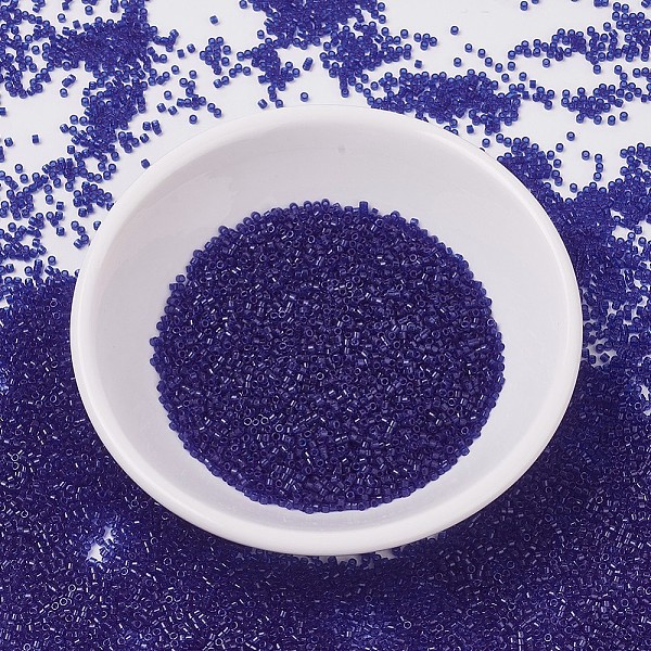 PandaHall MIYUKI Delica Beads, Cylinder, Japanese Seed Beads, 11/0, (DB0707) Transparent Cobalt, 1.3x1.6mm, Hole: 0.8mm, about 10000pcs/bag..., Blue
PandaHall MIYUKI Delica Beads, Cylinder, Japanese Seed Beads, 11/0, (DB0707) Transparent Cobalt, 1.3x1.6mm, Hole: 0.8mm, about 10000pcs/bag..., Blue