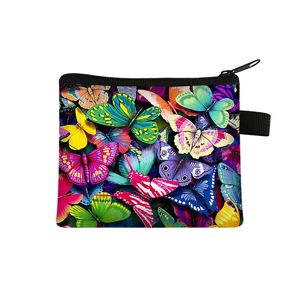 PandaHall Butterfly Pattern Polyester Clutch Bags, Change Purse with Zipper & Key Ring, for Women, Rectangle, Colorful, 13.5x11cm Polyester...
PandaHall Butterfly Pattern Polyester Clutch Bags, Change Purse with Zipper & Key Ring, for Women, Rectangle, Colorful, 13.5x11cm Polyester...