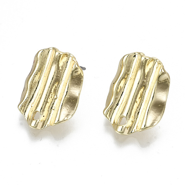 PandaHall Rack Plating Hammered Alloy Stud Earring Findings, Cadmium Free & Nickel Free & Lead Free, with Steel Pins, Gunmetal & Stainless...
PandaHall Rack Plating Hammered Alloy Stud Earring Findings, Cadmium Free & Nickel Free & Lead Free, with Steel Pins, Gunmetal & Stainless...
