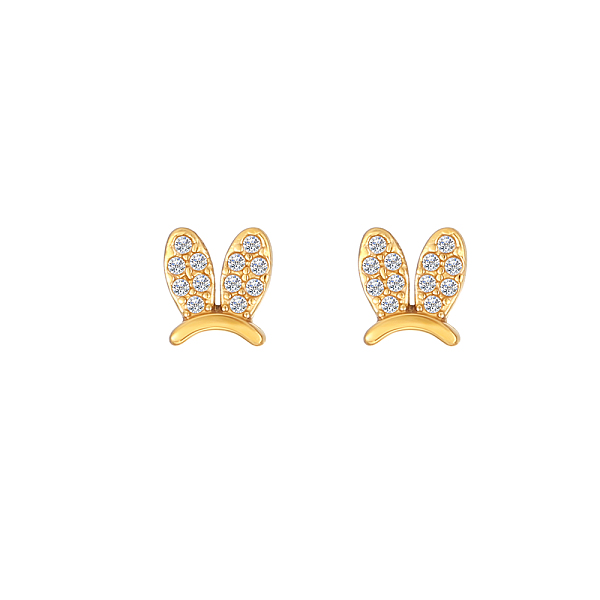 PandaHall Cute Bunny Ear Studs with Rhinestones, Stainless Steel Rabbit Stud Earrings Stainless Steel Rabbit Clear
PandaHall Cute Bunny Ear Studs with Rhinestones, Stainless Steel Rabbit Stud Earrings Stainless Steel Rabbit Clear