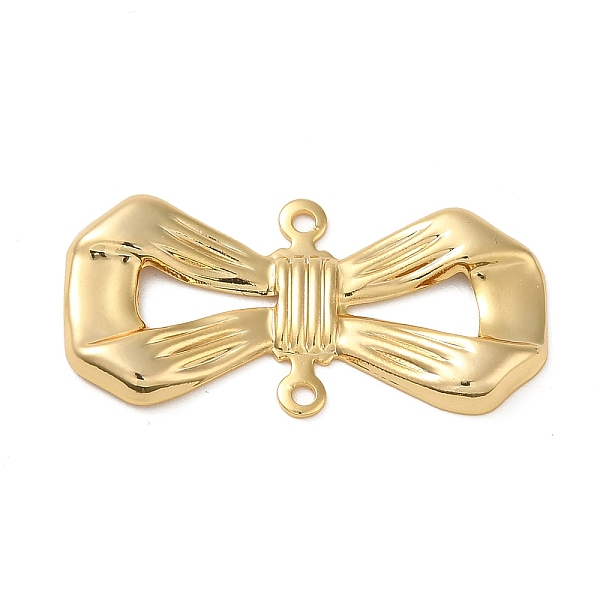 PandaHall Brass Bowknot Connector Charms, Bow Links, Real 18K Gold Plated, 15x30x2mm, Hole: 1.4mm Brass Bowknot
PandaHall Brass Bowknot Connector Charms, Bow Links, Real 18K Gold Plated, 15x30x2mm, Hole: 1.4mm Brass Bowknot