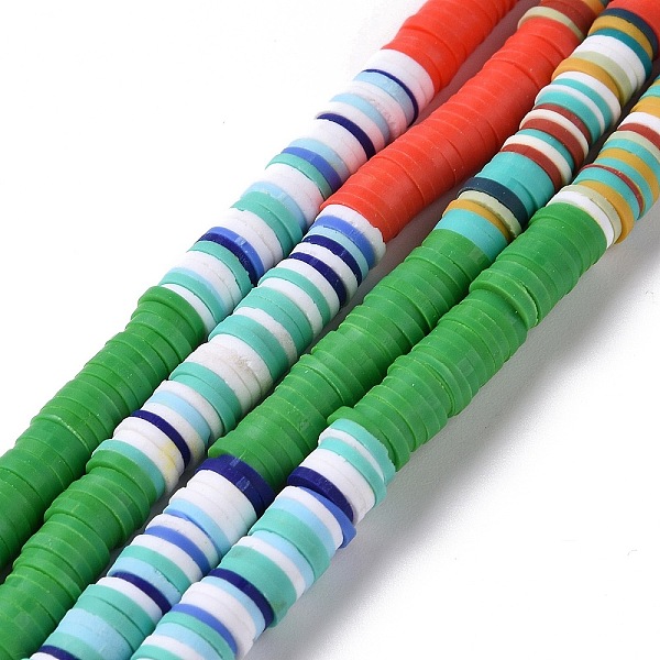 PandaHall Handmade Polymer Clay Bead Strands, Flat Round, Heishi Beads, Green, 6x0.2~2mm, Hole: 2mm, about 305~310pcs/strand, 15.35~ 15.55...
PandaHall Handmade Polymer Clay Bead Strands, Flat Round, Heishi Beads, Green, 6x0.2~2mm, Hole: 2mm, about 305~310pcs/strand, 15.35~ 15.55...