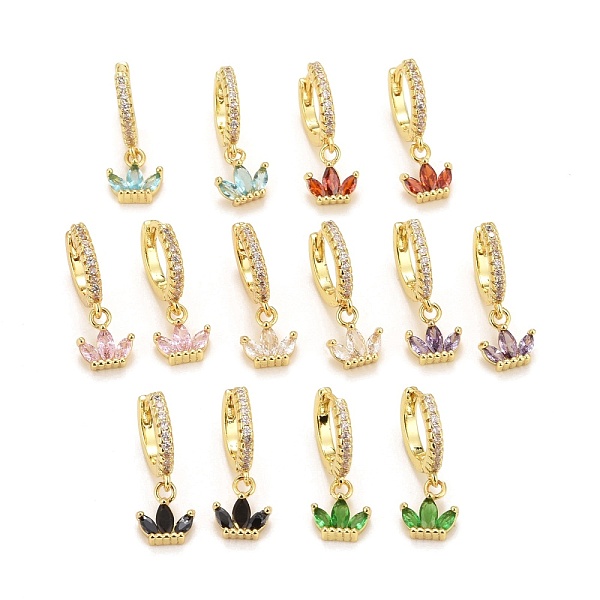 PandaHall Rack Plating Brass Micro Pave Cubic Zirconia Huggie Hoop Earrings, Dangle Earing, Long-Lasting Real 18K Gold Plated, Lead Free &..., Multicolor
PandaHall Rack Plating Brass Micro Pave Cubic Zirconia Huggie Hoop Earrings, Dangle Earing, Long-Lasting Real 18K Gold Plated, Lead Free &..., Multicolor