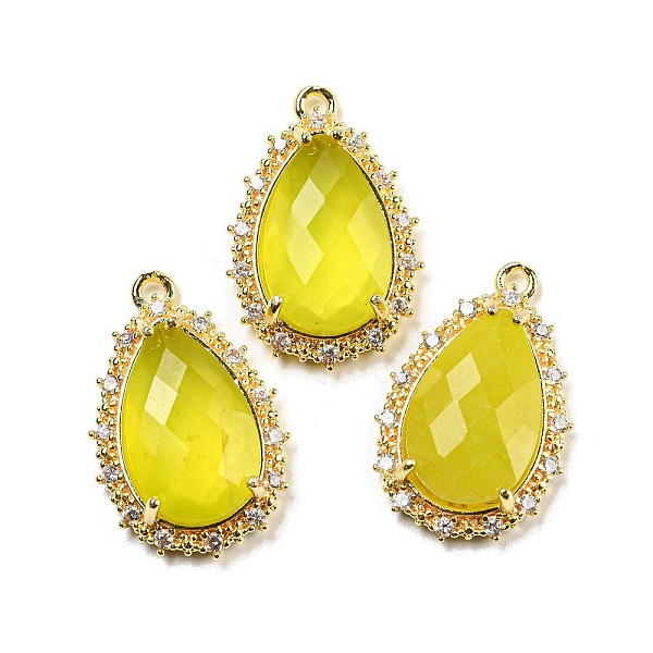 PandaHall Natural Korea Jade Faceted Pendants, Rack Plating Brass Pave Clear Cubic Zirconia Teardrop Charms, Golden, 23.5~24x15~15.5x6mm...
PandaHall Natural Korea Jade Faceted Pendants, Rack Plating Brass Pave Clear Cubic Zirconia Teardrop Charms, Golden, 23.5~24x15~15.5x6mm...