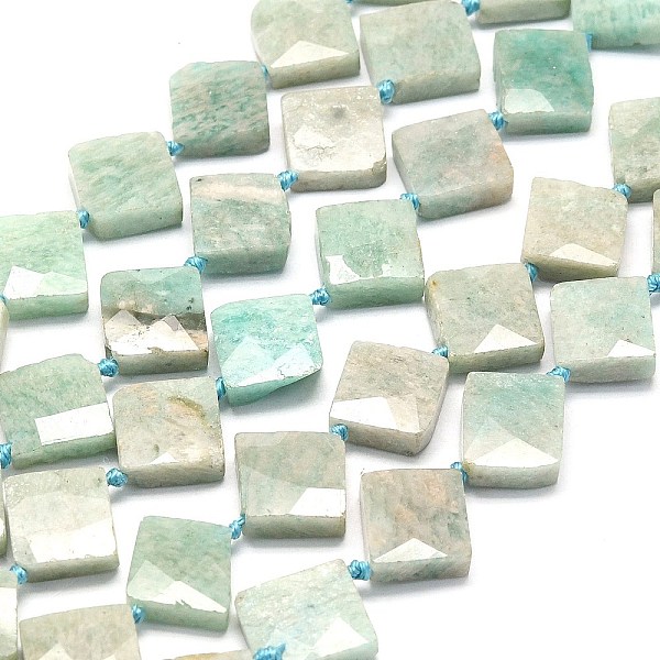 PandaHall Natural Amazonite Beads Strands, Faceted, Rhombus, 14.5~15x14.5~15x3.5~4.5mm, Hole: 1mm, about 25pcs/strand, 15.75~15.87 inch...
PandaHall Natural Amazonite Beads Strands, Faceted, Rhombus, 14.5~15x14.5~15x3.5~4.5mm, Hole: 1mm, about 25pcs/strand, 15.75~15.87 inch...