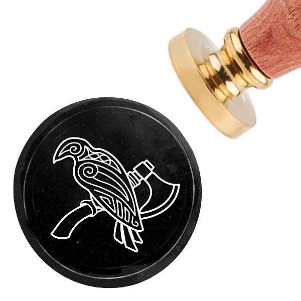 PandaHall CRASPIRE Wax Seal Stamp Raven and Axe Sealing Wax Stamps 30mm/1.18inch Removable Brass Head Sealing Stamp with Wooden Handle for...
PandaHall CRASPIRE Wax Seal Stamp Raven and Axe Sealing Wax Stamps 30mm/1.18inch Removable Brass Head Sealing Stamp with Wooden Handle for...