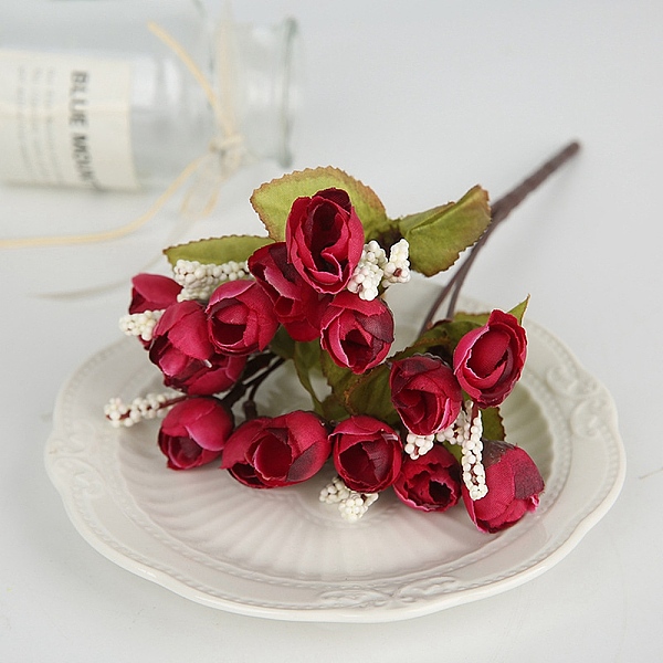 PandaHall Plastic Eucalyptus Artificial Flower, for Wedding Party Home Room Decoration Marriage Accessories, Dark Red, 240mm Plastic Flower
PandaHall Plastic Eucalyptus Artificial Flower, for Wedding Party Home Room Decoration Marriage Accessories, Dark Red, 240mm Plastic Flower