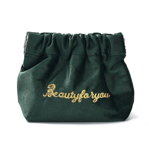PandaHall Velvet Spring Snap Closure Change Purse, Embroidered Word Clutch Bags, Storage Pouch for Jewelry Earphone, Rectangle, Dark Slate...
PandaHall Velvet Spring Snap Closure Change Purse, Embroidered Word Clutch Bags, Storage Pouch for Jewelry Earphone, Rectangle, Dark Slate...