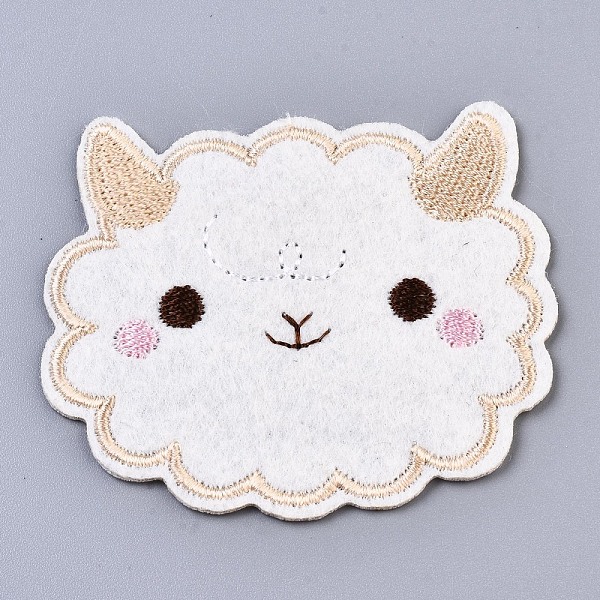 PandaHall Sheep Appliques, Computerized Embroidery Cloth Iron on/Sew on Patches, Costume Accessories, Floral White, 58x66x1mm Cloth Sheep
PandaHall Sheep Appliques, Computerized Embroidery Cloth Iron on/Sew on Patches, Costume Accessories, Floral White, 58x66x1mm Cloth Sheep