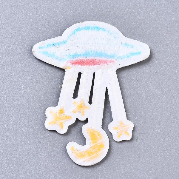PandaHall UFO Appliques, Computerized Embroidery Cloth Iron on/Sew on Patches, Costume Accessories, Colorful, 53x40x1mm Cloth Vehicle
PandaHall UFO Appliques, Computerized Embroidery Cloth Iron on/Sew on Patches, Costume Accessories, Colorful, 53x40x1mm Cloth Vehicle