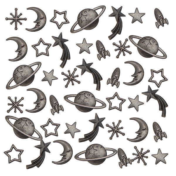 PandaHall Olycraft Zinc Alloy Cabochons, for DIY Crystal Epoxy Resin Material Filling, Mixed Shapes, Gunmetal, 10x6x2mm, 112pcs/box Alloy...
PandaHall Olycraft Zinc Alloy Cabochons, for DIY Crystal Epoxy Resin Material Filling, Mixed Shapes, Gunmetal, 10x6x2mm, 112pcs/box Alloy...