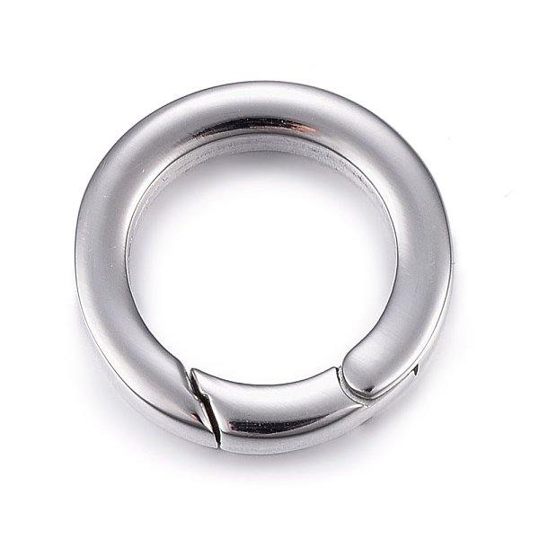 PandaHall 304 Stainless Steel Key Clasps, Spring Gate O Rings, Ring, Stainless Steel Color, 20x3mm, 14mm Inner Diameter 304 Stainless Steel
PandaHall 304 Stainless Steel Key Clasps, Spring Gate O Rings, Ring, Stainless Steel Color, 20x3mm, 14mm Inner Diameter 304 Stainless Steel