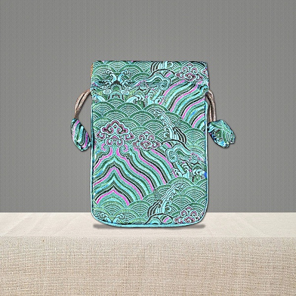 PandaHall Chinese Style Brocade Drawstring Gift Blessing Bags, Landscape Print Jewelry Storage Pouches for Wedding Party Candy Packaging..., Green
PandaHall Chinese Style Brocade Drawstring Gift Blessing Bags, Landscape Print Jewelry Storage Pouches for Wedding Party Candy Packaging..., Green