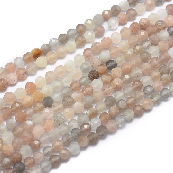 PandaHall Natural Multi-Moonstone Beads Strands, Faceted, Round, 3mm, Hole: 0.5mm, about 142pcs/strand, 15.7 inch(40cm) Multi-Moonstone...
PandaHall Natural Multi-Moonstone Beads Strands, Faceted, Round, 3mm, Hole: 0.5mm, about 142pcs/strand, 15.7 inch(40cm) Multi-Moonstone...