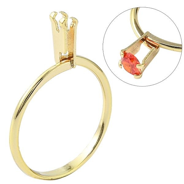 PandaHall Zinc Alloy Cuff Ring Findings, Spring Type Ring Stone Holder, Ring Settings for Rhinestone, Golden, Inner Diameter: 18.5~19mm...
PandaHall Zinc Alloy Cuff Ring Findings, Spring Type Ring Stone Holder, Ring Settings for Rhinestone, Golden, Inner Diameter: 18.5~19mm...