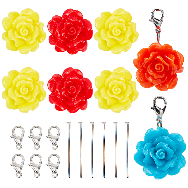 PandaHall SUNNYCLUE DIY Flower Keychain Making Kits, include Resin Beads and Zinc Alloy Lobster Claw Clasps, Iron Flat Head Pins, Mixed..., Multicolor
PandaHall SUNNYCLUE DIY Flower Keychain Making Kits, include Resin Beads and Zinc Alloy Lobster Claw Clasps, Iron Flat Head Pins, Mixed..., Multicolor