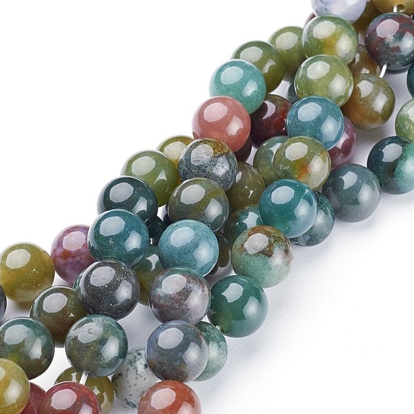 PandaHall Natural Indian Agate Beads Strands, Round, about 10mm in diameter, Hole: 1mm, about 39pcs/strand, 15.5 inch Indian Agate Round
PandaHall Natural Indian Agate Beads Strands, Round, about 10mm in diameter, Hole: 1mm, about 39pcs/strand, 15.5 inch Indian Agate Round