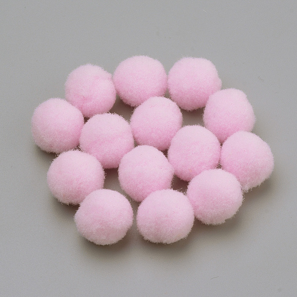 PandaHall DIY Doll Craft, Polyester Pom Pom Ball, Round, Pearl Pink, 9~10.5mm Polyester Pink
PandaHall DIY Doll Craft, Polyester Pom Pom Ball, Round, Pearl Pink, 9~10.5mm Polyester Pink