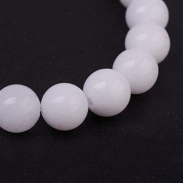 PandaHall Natural White Jade(Dyed) Stretch Bracelets, Round, 2 inch(52mm) White Jade White
PandaHall Natural White Jade(Dyed) Stretch Bracelets, Round, 2 inch(52mm) White Jade White