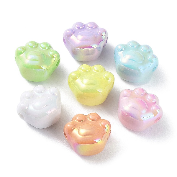 PandaHall UV Plating Rainbow Iridescent Acrylic Beads,, Mixed Color, 18.5x21.5x14.5mm, Hole: 3.5mm Acrylic Paw Print Multicolor
PandaHall UV Plating Rainbow Iridescent Acrylic Beads,, Mixed Color, 18.5x21.5x14.5mm, Hole: 3.5mm Acrylic Paw Print Multicolor