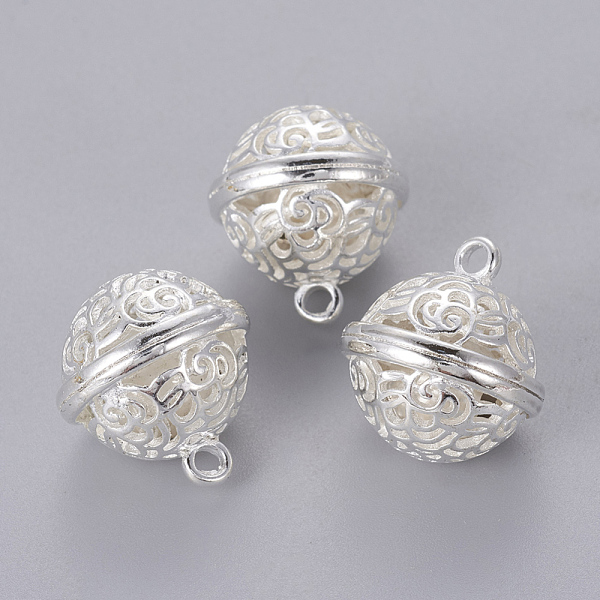PandaHall Tibetan Style Alloy Pendants, Hollow, Bell Shape, Silver Color Plated, 19.5x17.5mm, Hole: 2.5mm Alloy Bell
PandaHall Tibetan Style Alloy Pendants, Hollow, Bell Shape, Silver Color Plated, 19.5x17.5mm, Hole: 2.5mm Alloy Bell