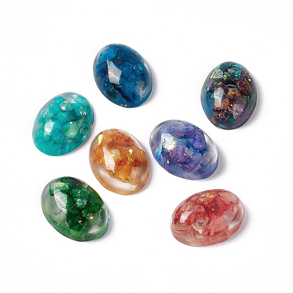 PandaHall Natural Calcite & Synthetic Opal Cabochons, with Epoxy Resin, Dyed, Half Oval, Mixed Color, 24~25x18~18.5x7~9mm Mixed Stone Oval..., Multicolor
PandaHall Natural Calcite & Synthetic Opal Cabochons, with Epoxy Resin, Dyed, Half Oval, Mixed Color, 24~25x18~18.5x7~9mm Mixed Stone Oval..., Multicolor