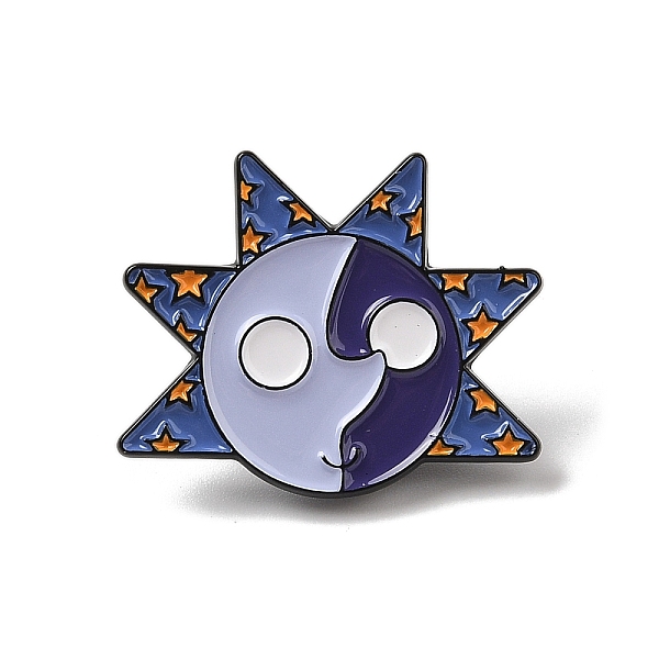 PandaHall Enamel Pins, Black Alloy Brooches for Backpack Clothes, Sun, Prussian Blue, 24.5x30x1.5mm Alloy+Enamel Sun
PandaHall Enamel Pins, Black Alloy Brooches for Backpack Clothes, Sun, Prussian Blue, 24.5x30x1.5mm Alloy+Enamel Sun