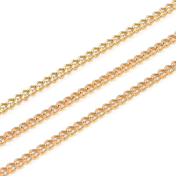 PandaHall Handmade 304 Stainless Steel Enamel Curb Chains,Golden, with Spool, Unwelded, Long-Lasting Plated, Oval, Orange, 5x4x1.5mm, , 32.8...
PandaHall Handmade 304 Stainless Steel Enamel Curb Chains,Golden, with Spool, Unwelded, Long-Lasting Plated, Oval, Orange, 5x4x1.5mm, , 32.8...